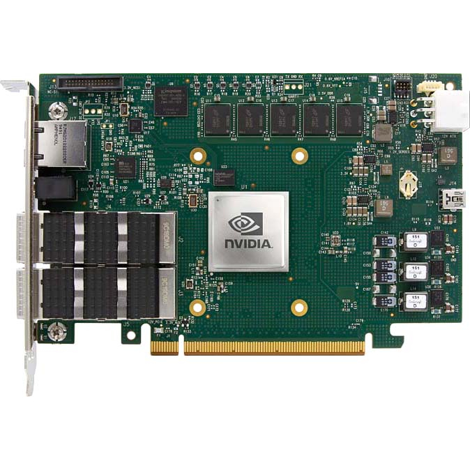 Интеллектуальный сетевой адаптер Mellanox NVIDIA BlueField-2 DPU (MBF2H516C-CECOT)