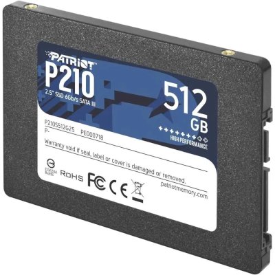SSD диск Patriot P210 512Gb P210S512G25