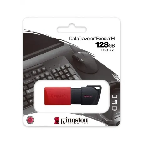 Флешка Kingston DataTraveler Exodia M 128Gb DTXM/128GB USB3.0 черный/черный в Санкт-Петербурге