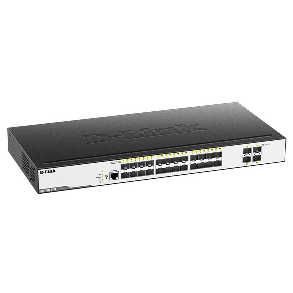 Коммутатор D-Link DGS-3000-28XS DGS-3000-28XS/B1A 24SFP 4SFP+ управляемый