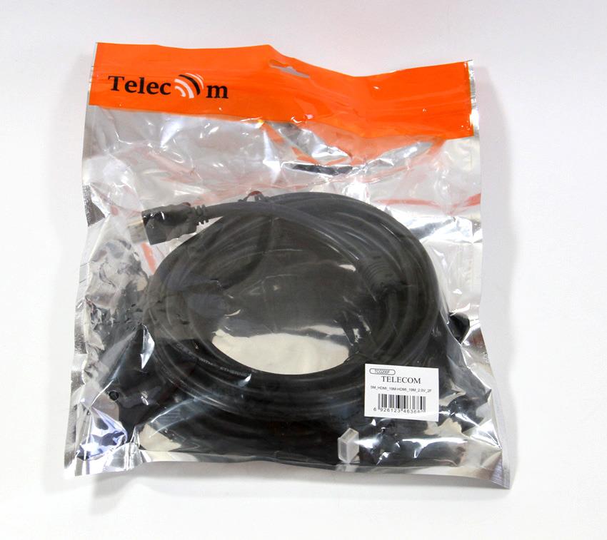 Кабель а/в TELECOM 5m м HDMI-19M-HDMI-19M 2.0 TCG200F-5M