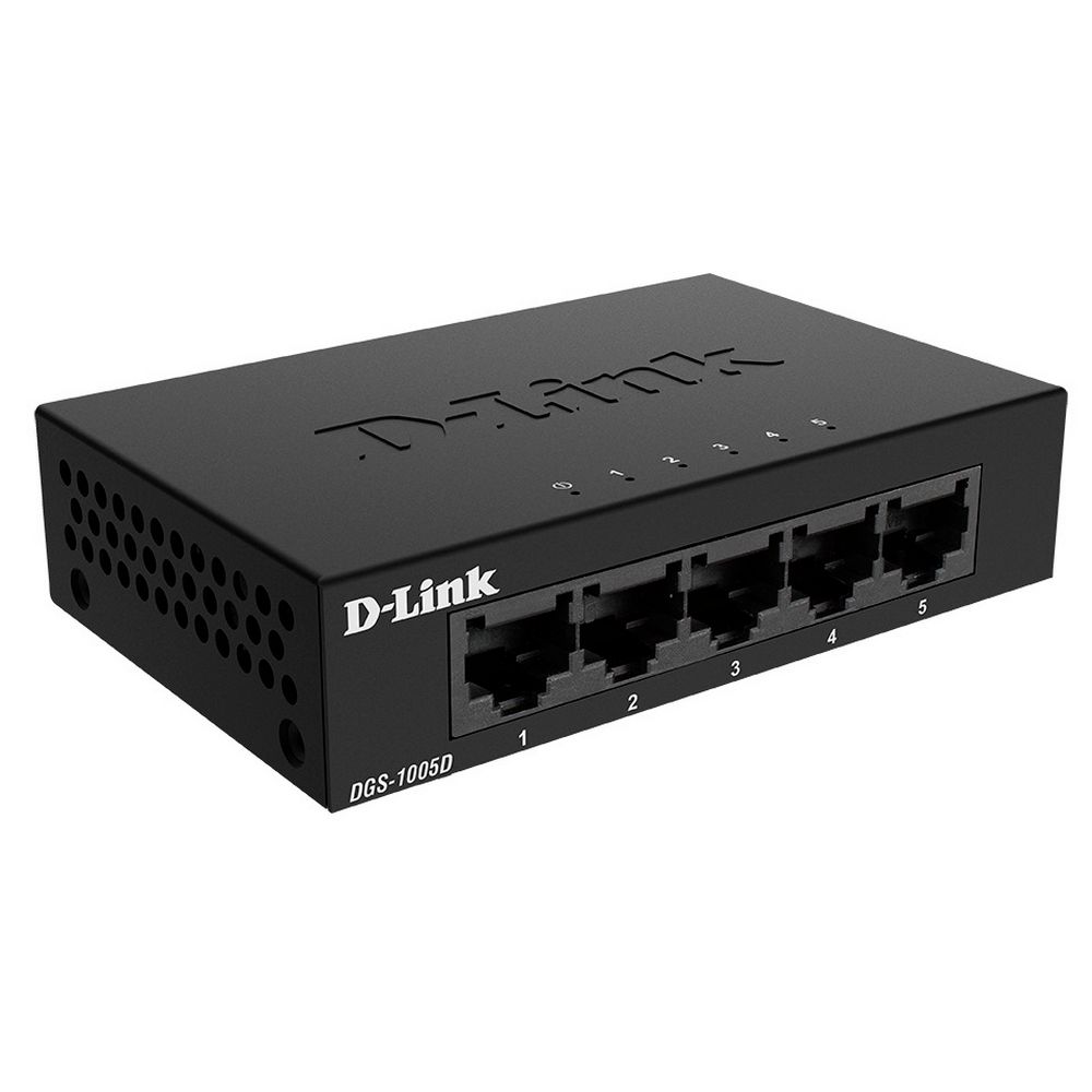 Коммутатор D-Link DGS-1005D/J2A 5G неуправляемый