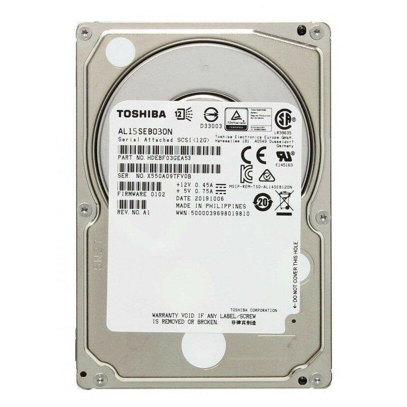 Жесткий диск SAS2.5" 300GB 10500RPM 128MB AL15SEB030N TOSHIBA