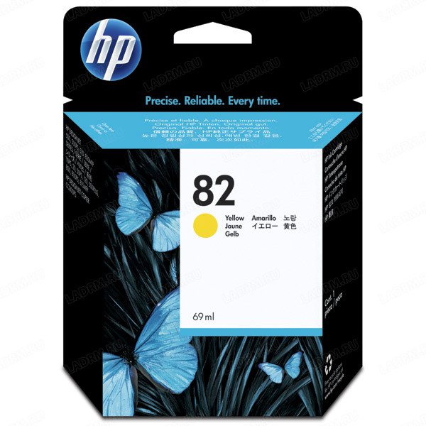 HP 82, C4913A картридж жёлтый