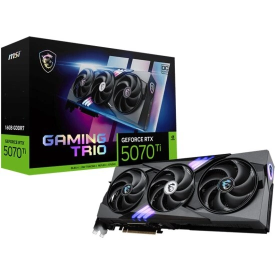 Видеокарта MSI RTX 5070 TI 16G GAMING TRIO