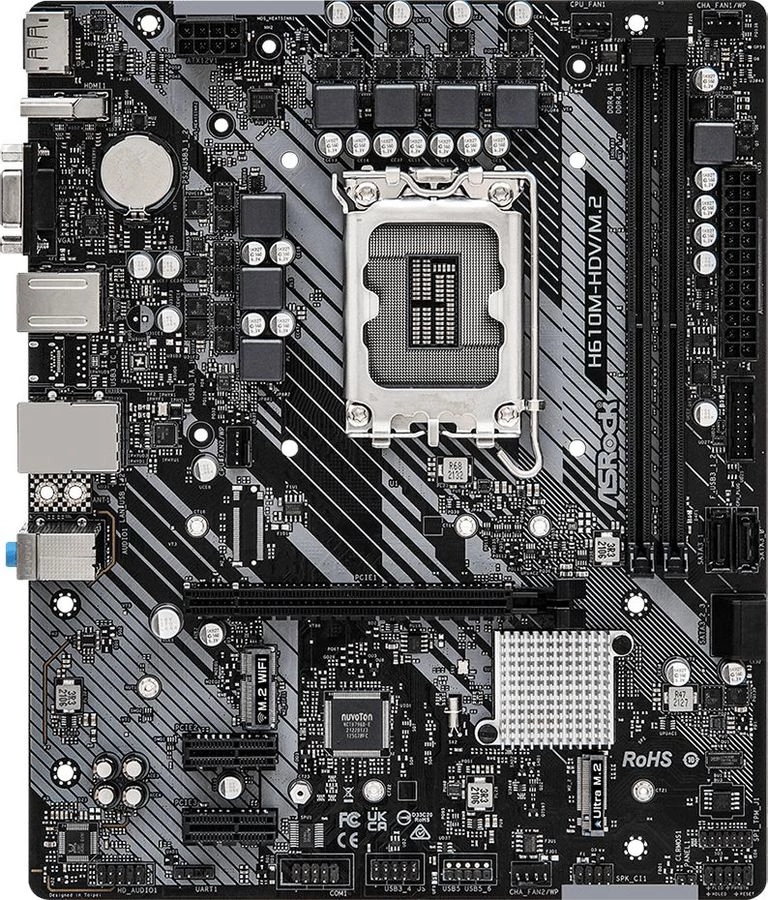 Материнская плата Asrock H610M-HDV/M.2