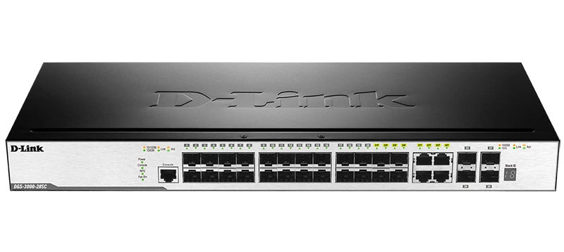 Коммутатор D-Link DGS-3000-28SC/UPS (DGS-3000-28SC/UPS/A1A)