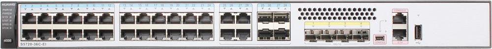 Коммутатор 28GE/4DP 4SFP+ 1SL S5720-36C-EI-AC HUAWEI