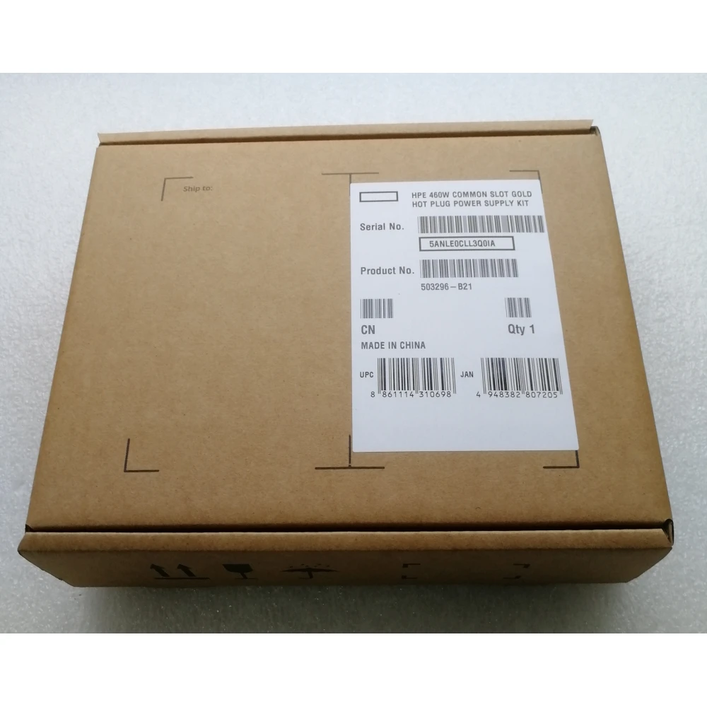 Блок питания HP 503296-B21 серверный 460W Hot Plug для G6 G7 DL360/380/160/180/320/370/350 499250-001 499249-001 511777-001 536404-001 499250-201 HSTN