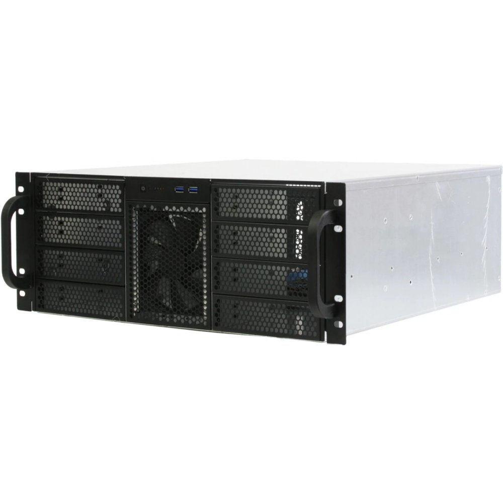 Procase Корпус 4U server case,8x5.25+5HDD,черный,без блока питания,глубина 550мм,MB EATX 12"x13"