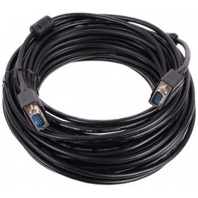 TV-COM QCG120H-20M Кабель соединительный SVGA (15M/M) 20m 2 фильтра TV-COM [6939510844047]