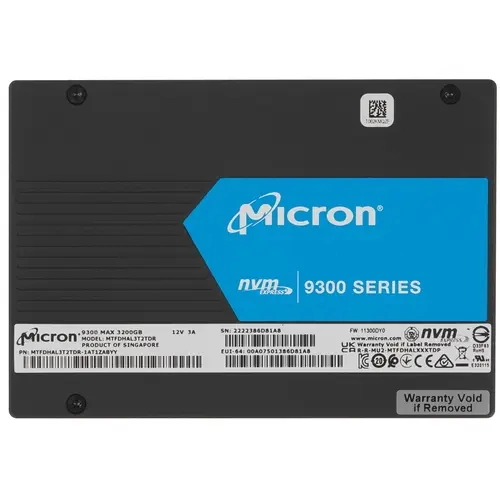 SSD накопитель Micron 9300 MAX (MTFDHAL3T2TDR-1AT1ZABYY)
