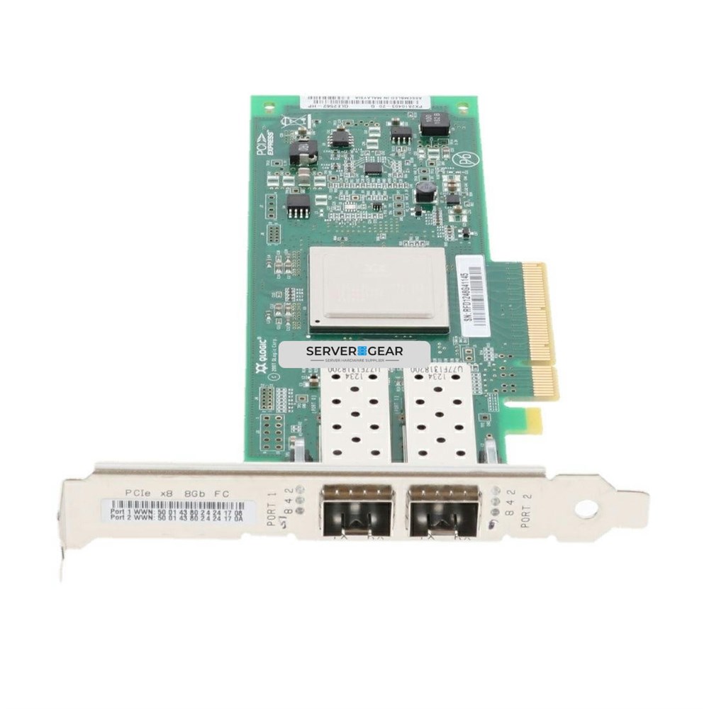 AJ764-63002 Адаптер HP 82Q 8Gb 2-Port FC HBA (No Gbics)