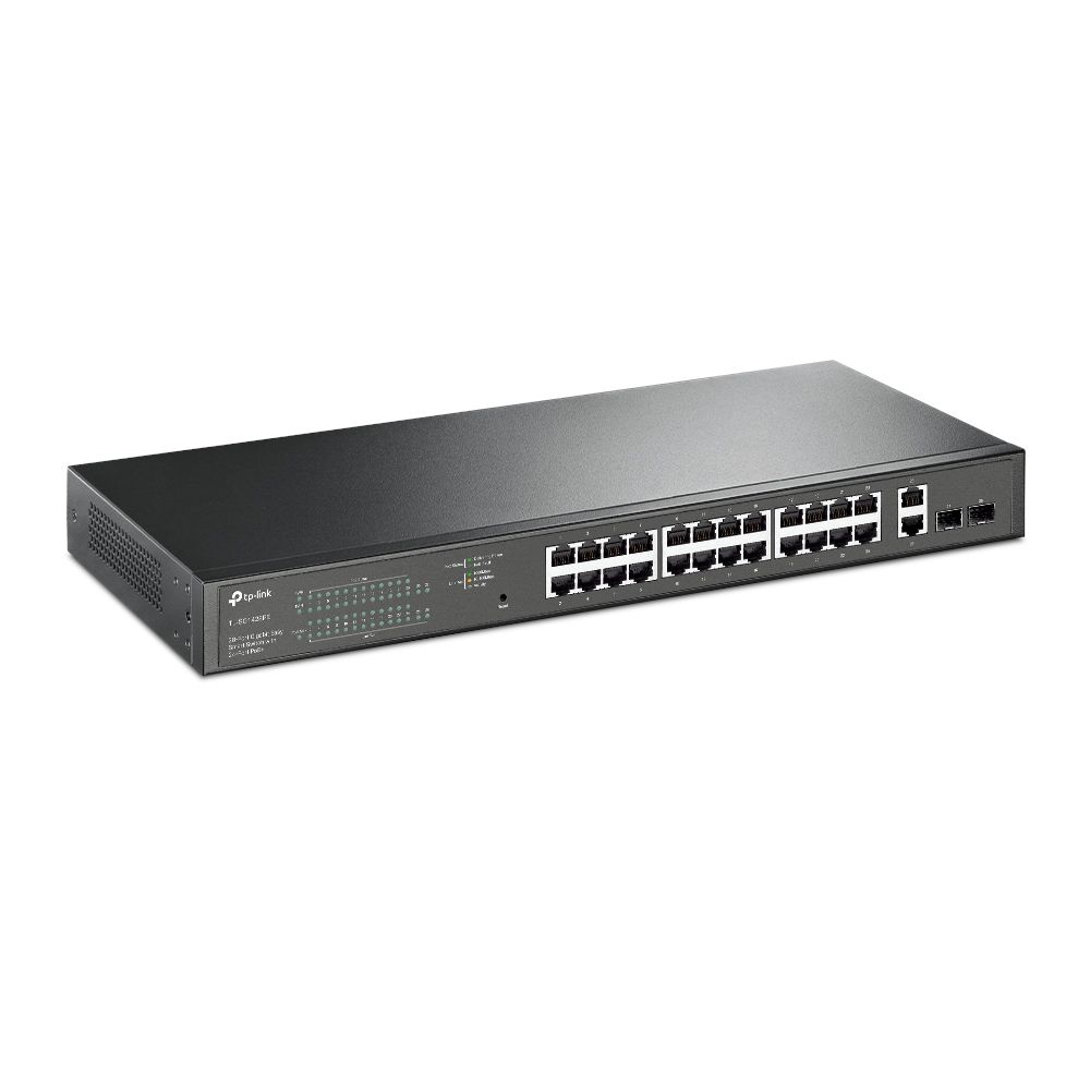 Коммутатор TP-Link JetStream TL-SG1428PE 26G 2SFP 24PoE+ 250W управляемый