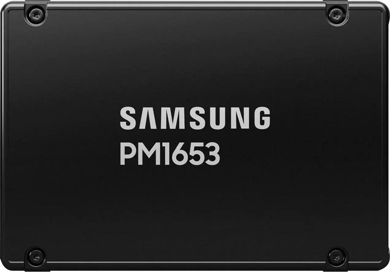 Твердотельный накопитель Samsung Enterprise SSD, 2.5"(SFF), PM1653, 800GB, SAS, 24Gbps, R4200/W1200Mb/s, IOPS(R4K) 600K/55K, MTBF 2M, 3DWPD/5Y, OEM (MZILG800HCHQ-00A07)