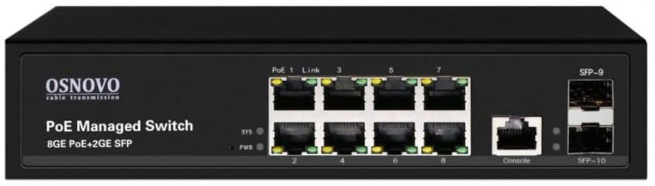 Коммутатор Osnovo SW-80802/L(150W)