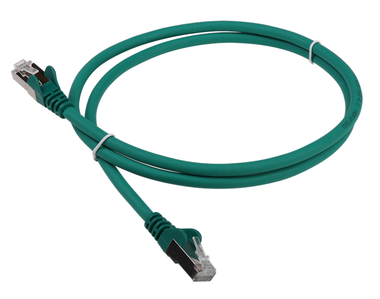 Патч-корд Патч-корд LANMASTER LSZH FTP кат.6, 1.5 м, зеленый (LAN-PC45/S6-1.5-GN)